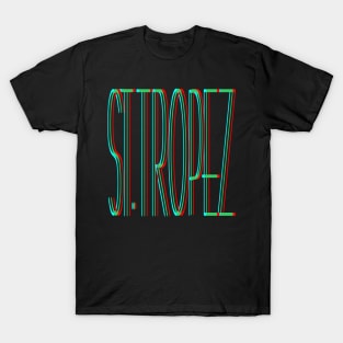 St. Tropez 3 color text T-Shirt